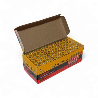 Батарейка Kodak Super Heavy Duty AAA/R3 60шт/уп (KDK-R03) [619639]