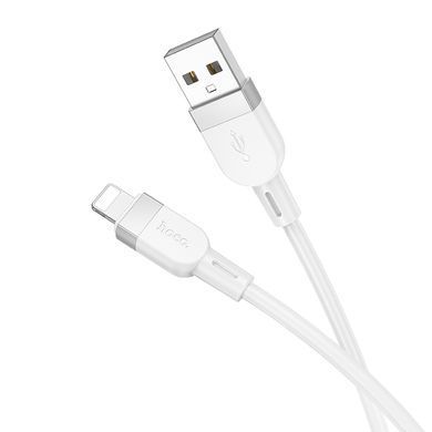 Кабель HOCO X109 Energy silicone charging data cable iP (L=1M) White (6942007636216) [803649]