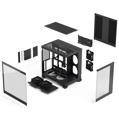 Корпус для ПК FRACTAL DESIGN Pop 2 Vision Black (FD-C-POV2A-01) [306377]