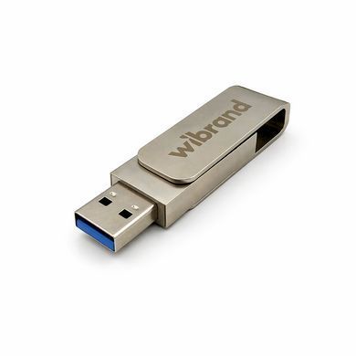 Портативний SSD Wibrand Wolf 512GB USB 3.2 Gen.2 Type-C/Type-A Read/Write 1000MB/s Silver (WIEXSSD/WO512GB) [806597]