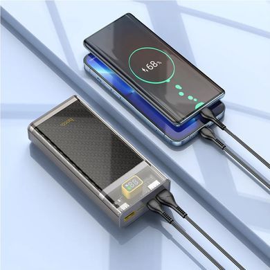 Зовнішній акумулятор HOCO J103A Discovery edition 22.5W fully compatible power bank(20000mAh) Gray (6931474788948) [806311]