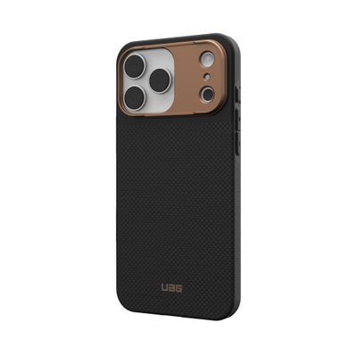 Чохол UAG для iPhone 17 Pro Max, Fibr Armr Magsafe, Kevlar Graphite/Bronze (114554113985) [114134]
