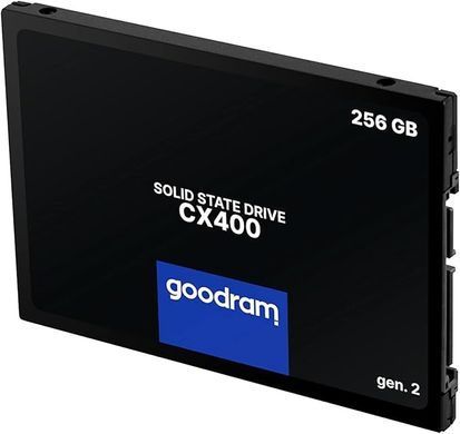 Накопичувач SSD 256GB Goodram CX400 Gen.2 2.5" SATAIII 3D TLC (SSDPR-CX400-256-G2) [607882]