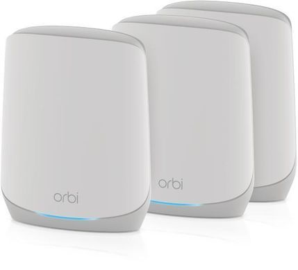 Система WiFi-Mesh NETGEAR Orbi RBK763S AX5400, 3мод, білий (RBK763S-100EUS) [14546]