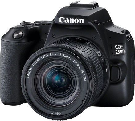 Цифр. фотокамера дзеркальна Canon EOS 250D kit 18-55 IS STM Black (3454C007) [107540]