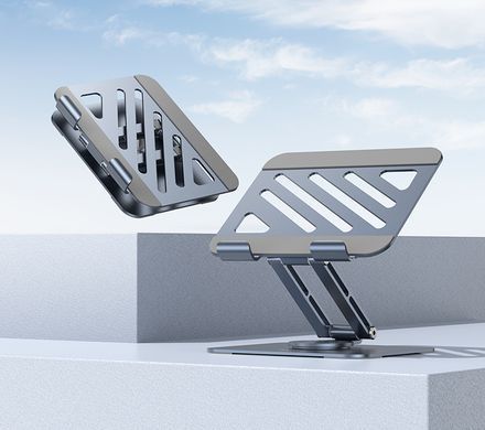 Підставка для планшета BOROFONE BH115 Vito metal rotating tablet holder Metal Gray (6941991112447) [805542]