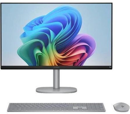Комп'ютер персональний моноблок HP OmniStudio X 27" UHD IPS, Intel U7-258V, 32GB, F1TB, UMA, WiFi, кл+м, Win11, сріблястий (D6QM5EA) [114758]