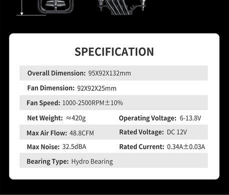 Кулер для процесора GAMEMAX (Gamma 90 Digital BK) [303509]