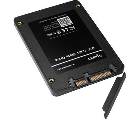 Накопичувач SSD 480GB Apacer AS340 Panther 2.5" SATAIII 3D TLC (AP480GAS340G-1) [608093]