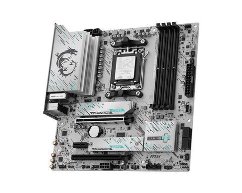 Материнcька плата MSI B850M GAMING PLUS WIFI sAM5 B850 4xDDR5 M.2 HDMI DP WiFi BT mATX (911-7E66-001) [109269]