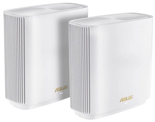 ASUS Маршрутизатор ZenWiFi XT9 2PK AX7800 3xGE LAN 1x2.5GE WAN 1xUSB 3.2 MU-MIMO OFDMA MESH white