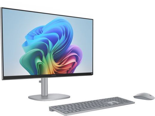 Комп'ютер персональний моноблок HP OmniStudio X 27" UHD IPS, Intel U7-258V, 32GB, F1TB, UMA, WiFi, кл+м, Win11, сріблястий (D6QM5EA) [114758]