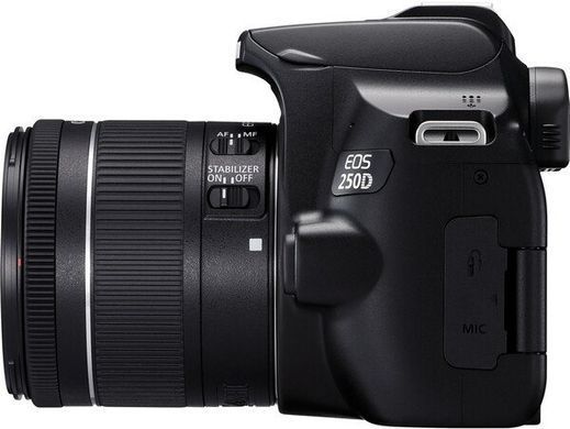 Цифр. фотокамера дзеркальна Canon EOS 250D kit 18-55 IS STM Black (3454C007) [107540]