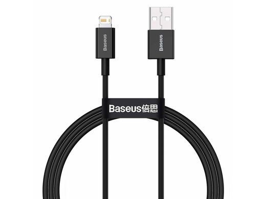 Кабель Baseus Superior Series USB to iP 2.4A 2m Black (CALYS-C01) [804382]