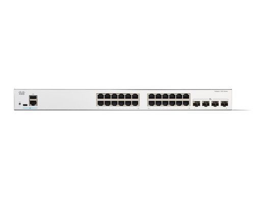 Комутатор Cisco Catalyst 1300 24xGE, 4x10G SFP+ (C1300-24T-4X) [105146]
