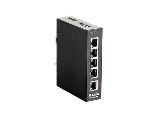 Промисловий комутатор D-Link 4x1GE, Некерований (DIS-100G-5W) [14874]