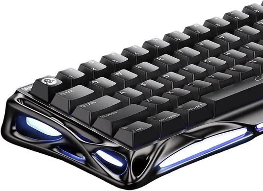 Клавіатура магнітна GravaStar Mercury V60 Pro 60keys, GravaStar Blackcore, USB-A, 8k,RGB, GunMetal (GSV60PRO_XTAL_BLK) [114352]