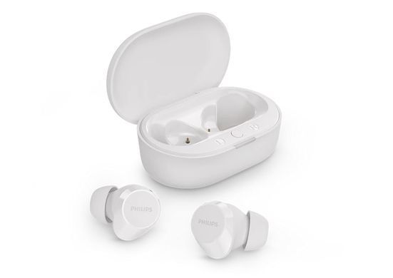 Навушники TWS Philips TAT1209 BT 5.3, IPX4, SBC, Touch control, Білий (TAT1209WT/00) [107433]