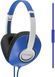 Навушники Over-Ear Koss UR23iK, 3.5 mini-jack, Mic, 1.2м, Синій (195190.101) [17221], фото 1
