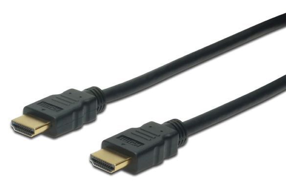 Кабель DIGITUS HDMI (M/M), High speed/Ethernet, 10м, чорний (AK-330107-100-S) [108472]