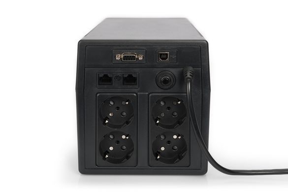 Джерело безперебійного живлення DIGITUS 2000VA/1200W, LCD, RJ45, RS232, USB, 4xSchuko (DN-170076) [102967]