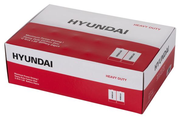 Батарейка HYUNDAI R14 C Shrink 2 Heavy Duty (HT7007004) [203713]