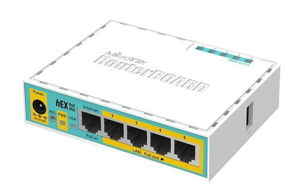 Маршрутизатор MikroTik hEX PoE lite (RB750UPr2) [104354]