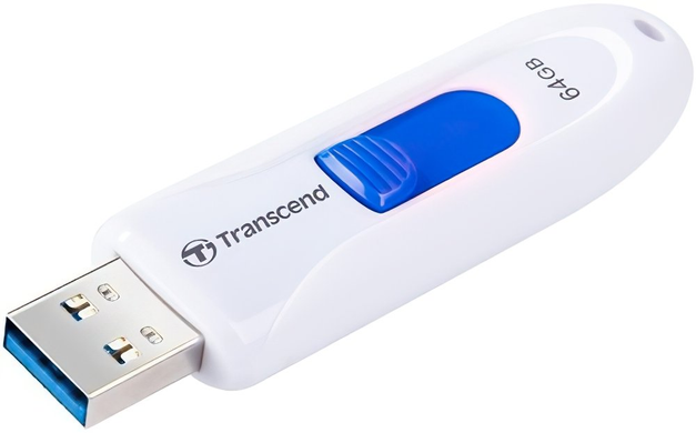 Flash Drive Transcend JetFlash 790 64GB USB 3.1 White (TS64GJF790W) [202453]