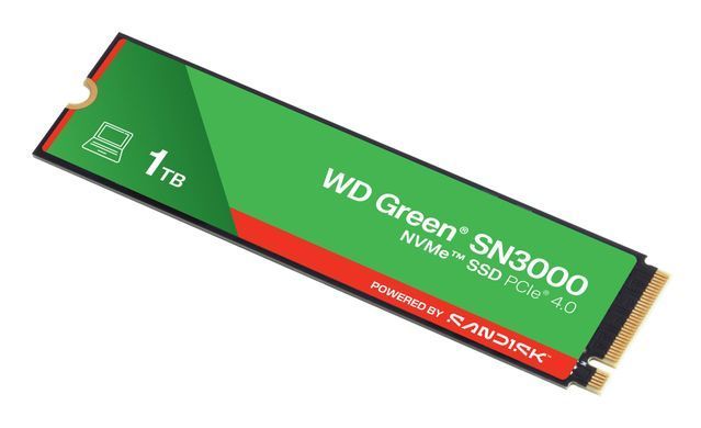 Твердотільний запам&rsquo;ятовувальний пристрій накопичувач (SSD) G4 M.2 NVME 1TB GREEN SN3000 SANDISK (WDS100T4G0E) [501446]