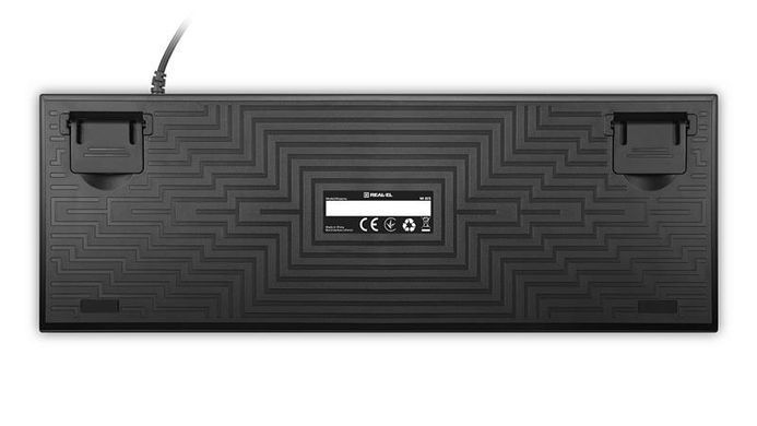 Клавіатура REAL-EL M 05 Grey USB (EL123100044) [605937]