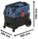 Пилосос професійний Bosch Professional GAS 400 A 1200Вт 240мБар контейнер 40л 14кг (0.601.9M0.020) [105699], фото 2