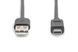 Кабель DIGITUS USB-A > USB-C заряджання/синхронізації, USB 2.0, M/M, 3м, чорний (AK-300148-030-S) [113628], фото 7