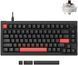 Клавіатура механічна Lemokey X4 84Key, Keychron Brown, USB-A, QMK/VIA, Hot-Swap, EN/UKR, RGB, чорний (X4-H3-UA) [108022], фото 1