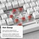Клавіатура Ajazz AK820 Red Switch White USB-C (AK820-R-W) [619474], фото 11