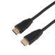 Кабель HDMI (M/M) 2Е 2м, 2.0, Slim High Speed Aluminum, чорний (2EW-1082-2M) [108580], фото 3