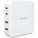 Зарядний пристрій 4xUSB 100W GaN (2хUSB-C+2хUSB-A) Desktop Charger білий Choetech (PD8008-EU-WH) [402138], фото 1