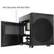 Корпус Chieftec THE CUBE, без БЖ, fan 20cm, mATX, Black (CI-03B-OP) [404619], фото 9