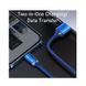 Кабель Baseus Crystal Shine Series Fast Charging Data Cable USB to iP 2.4A 1.2m Blue (CAJY000003) [802363], фото 7