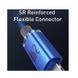 Кабель Baseus Crystal Shine Series Fast Charging Data Cable USB to iP 2.4A 1.2m Blue (CAJY000003) [802363], фото 6