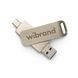 Портативний SSD Wibrand Wolf 512GB USB 3.2 Gen.2 Type-C/Type-A Read/Write 1000MB/s Silver (WIEXSSD/WO512GB) [806597], фото 1