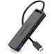USB-хаб Vention Type-C to 4-Port USB 3.0 Hub with Power Supply Black 0.5M ABS Type (TGKBD) [802751], фото 2