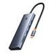 USB-хаб Baseus UltraJoy Series 10-Port HUB Docking Station Space Grey（Type-C to HDMI4K@60Hz*1+VGA*1+USB 3.0*3+PD*1+RJ45*1+SD/TF*1+3.5mm*1） (B0005280C811-00) [806516], фото 4