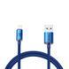 Кабель Baseus Crystal Shine Series Fast Charging Data Cable USB to iP 2.4A 1.2m Blue (CAJY000003) [802363], фото 1