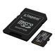 Карта пам`яті MicroSDXC 256GB UHS-I Class 10 Kingston Canvas Select Plus R150MB/s + SD-адаптер (SDCS3/256GB) [613221], фото 2