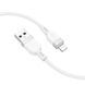 Кабель HOCO X109 Energy silicone charging data cable iP (L=1M) White (6942007636216) [803649], фото 4