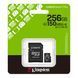 Карта пам`яті MicroSDXC 256GB UHS-I Class 10 Kingston Canvas Select Plus R150MB/s + SD-адаптер (SDCS3/256GB) [613221], фото 3