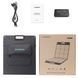 Сонячна панель Choetech 200W DC200W,1*USB QC3.0 18W,1*USB-C PD3.0 45W, 1xUSBA 12W (243x53см) (SC011-BK) [401639], фото 4