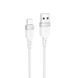 Кабель HOCO X109 Energy silicone charging data cable iP (L=1M) White (6942007636216) [803649], фото 1