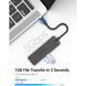 USB-хаб Vention Type-C to 4-Port USB 3.0 Hub with Power Supply Black 0.5M ABS Type (TGKBD) [802751], фото 4