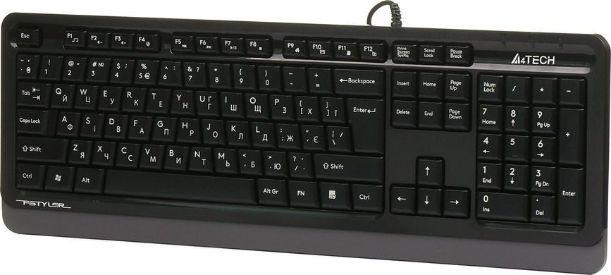 Клавіатура A4Tech Fstyler FKS10 Grey (FKS10 (Grey)) [605915]